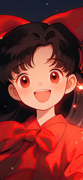 新年烟花女孩