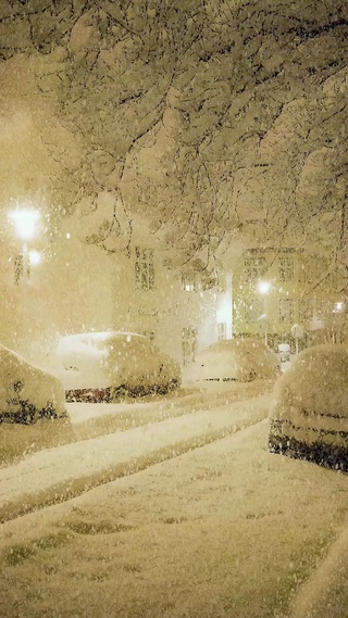 治愈回家雪景