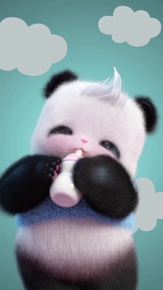 可爱的熊猫