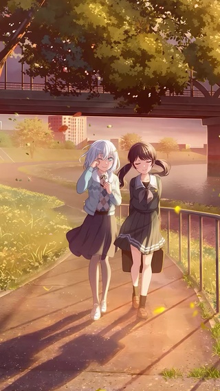 两个女孩