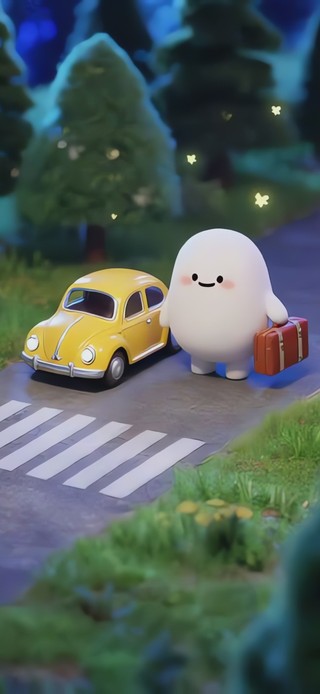 毛绒小幽灵