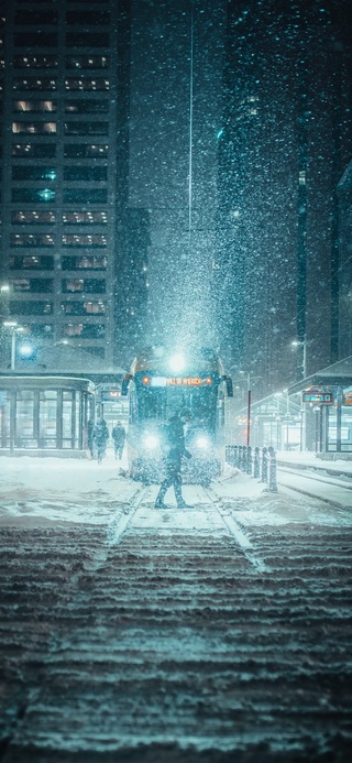 风雪夜归人