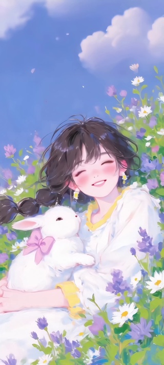 花田少女·白兔与星夜浪漫