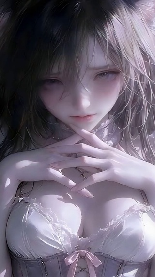 羞涩猫耳少女
