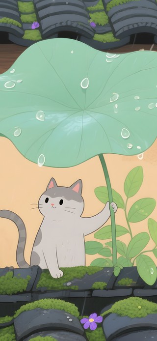 屋檐猫咪