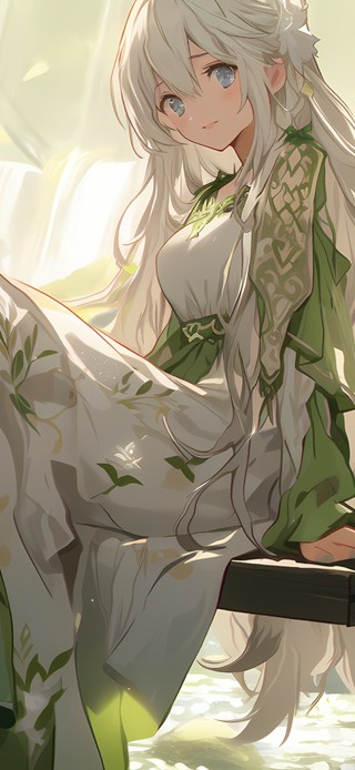 荡秋千的美女