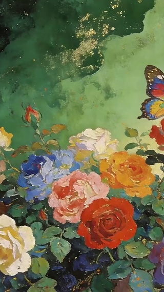 护眼油画