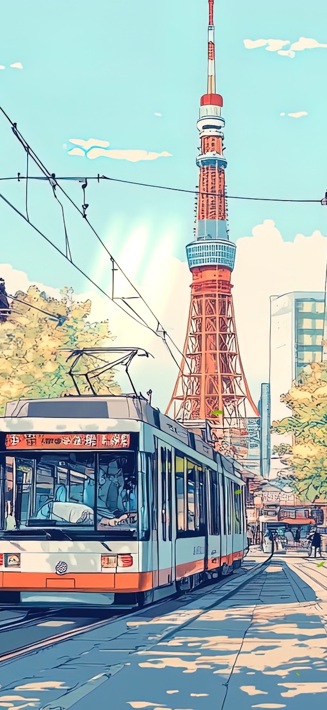 夏日晴天里的阳光街道
