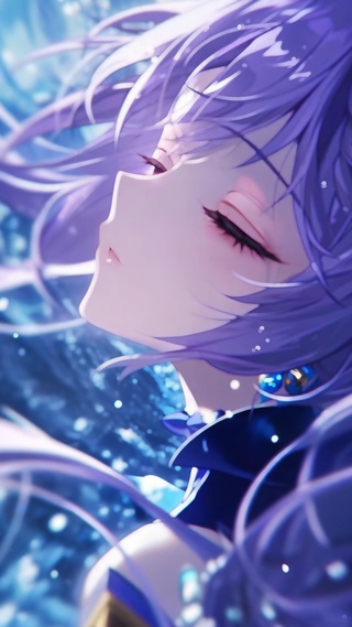 刻晴丨紫海灵眸丨