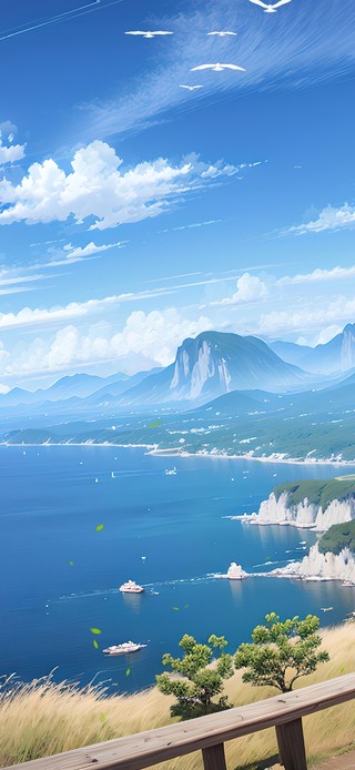 唯美治愈夏日海景