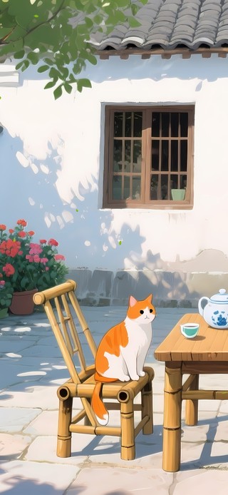 清凉夏日小院