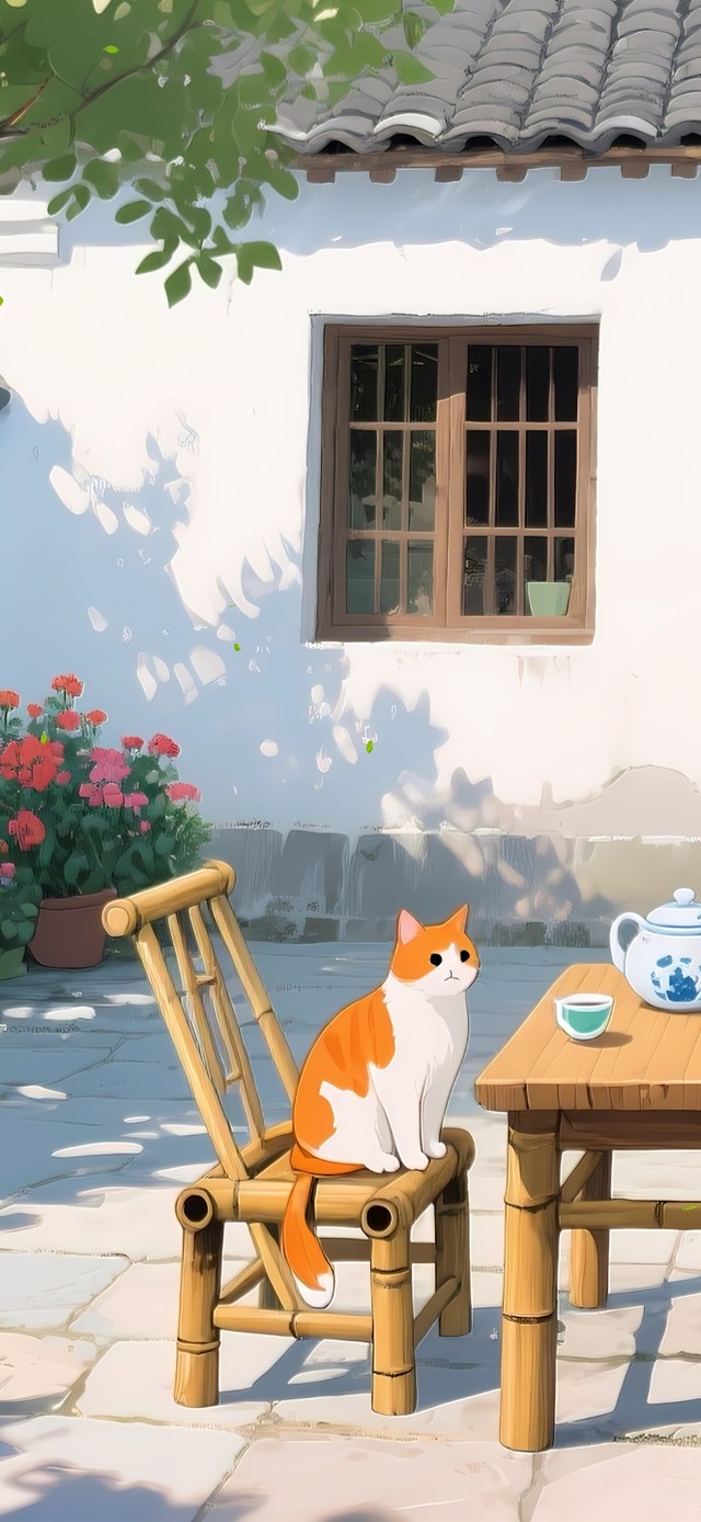 清凉夏日小院