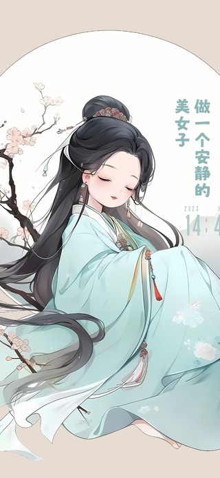 古风佛系女孩