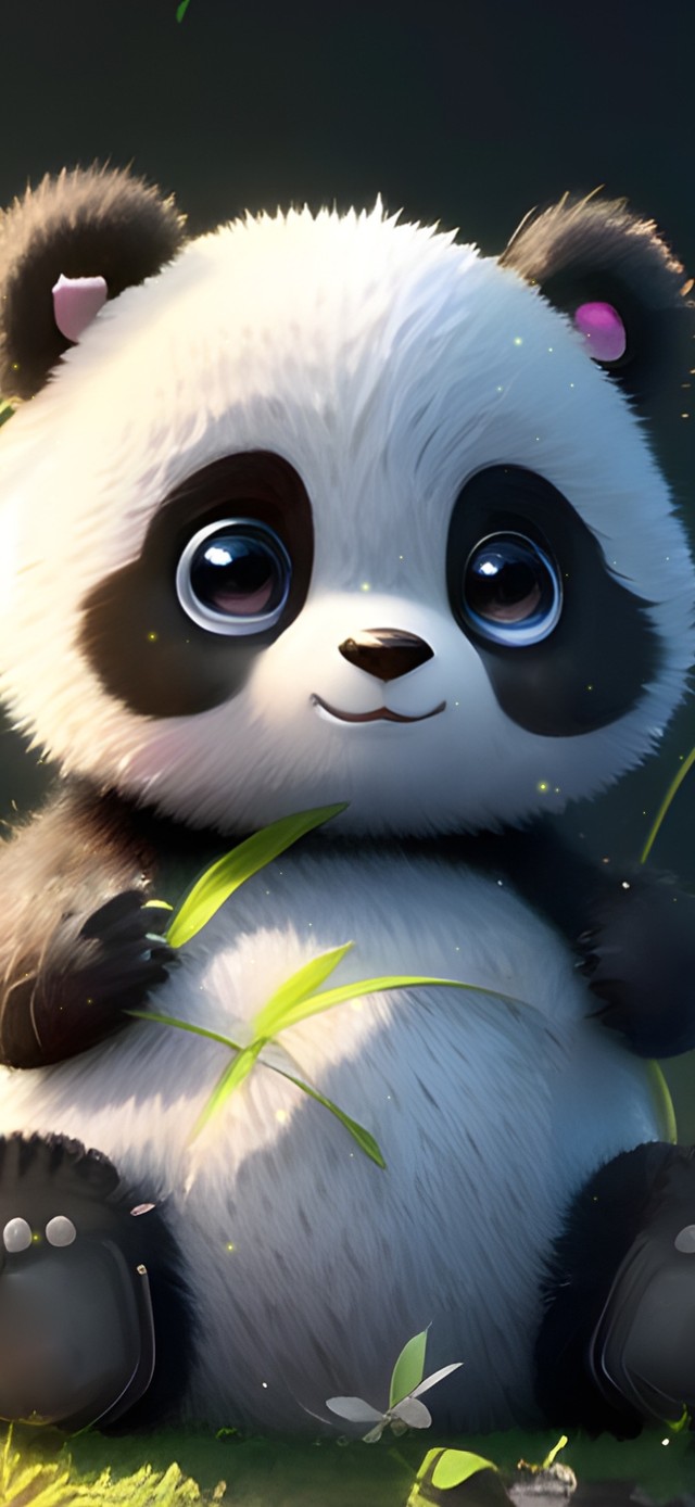 4k萌宠熊猫宝宝