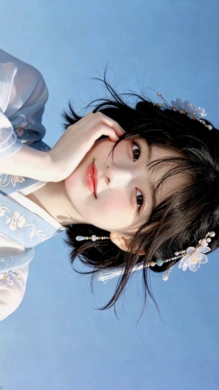 清甜古风汉服美少女