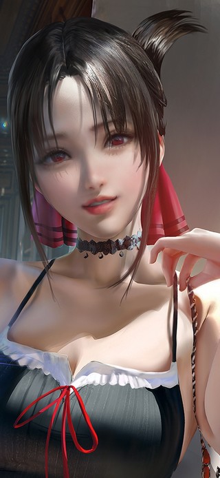 丸子头女孩