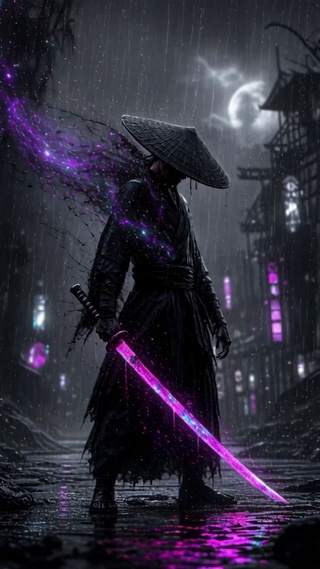 赛博朋克武士