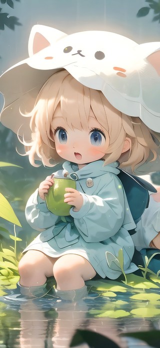 蛙声池塘