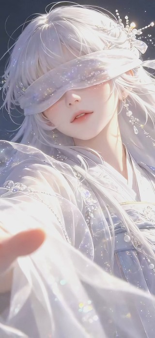 蒙眼少女
