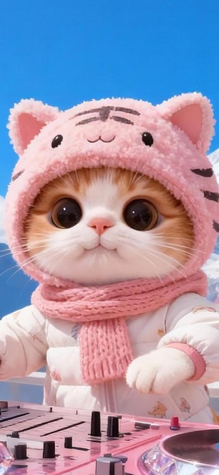 爱打碟的小猫咪