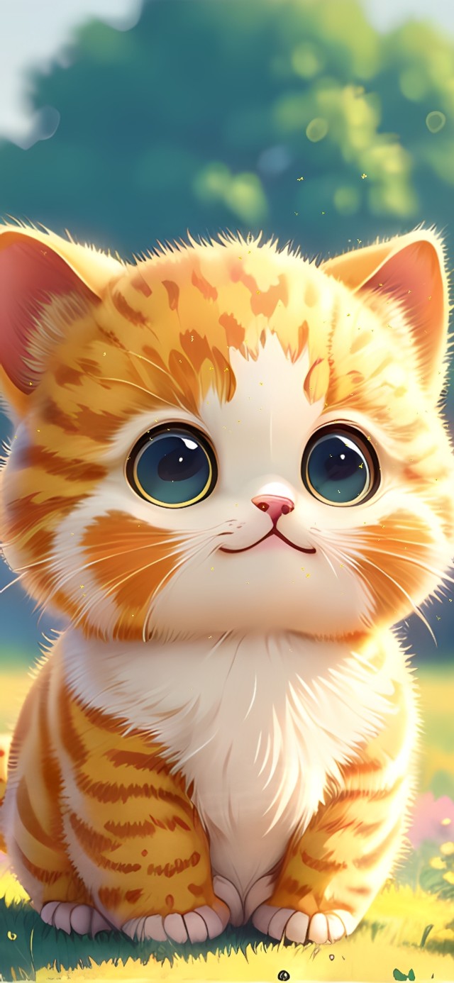 可爱治愈小橘猫