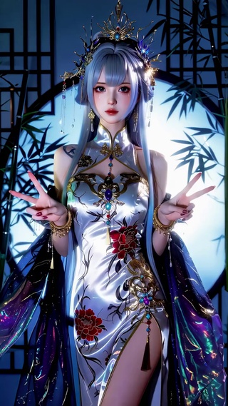 可爱清纯的旗袍美女