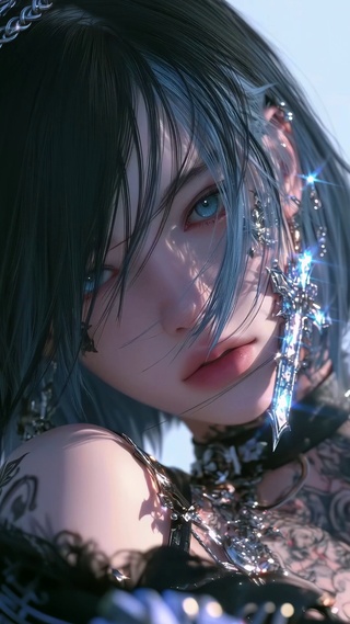 二次元精致美女