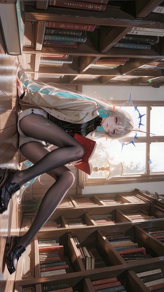 书房黑丝长腿美女卡提西娅