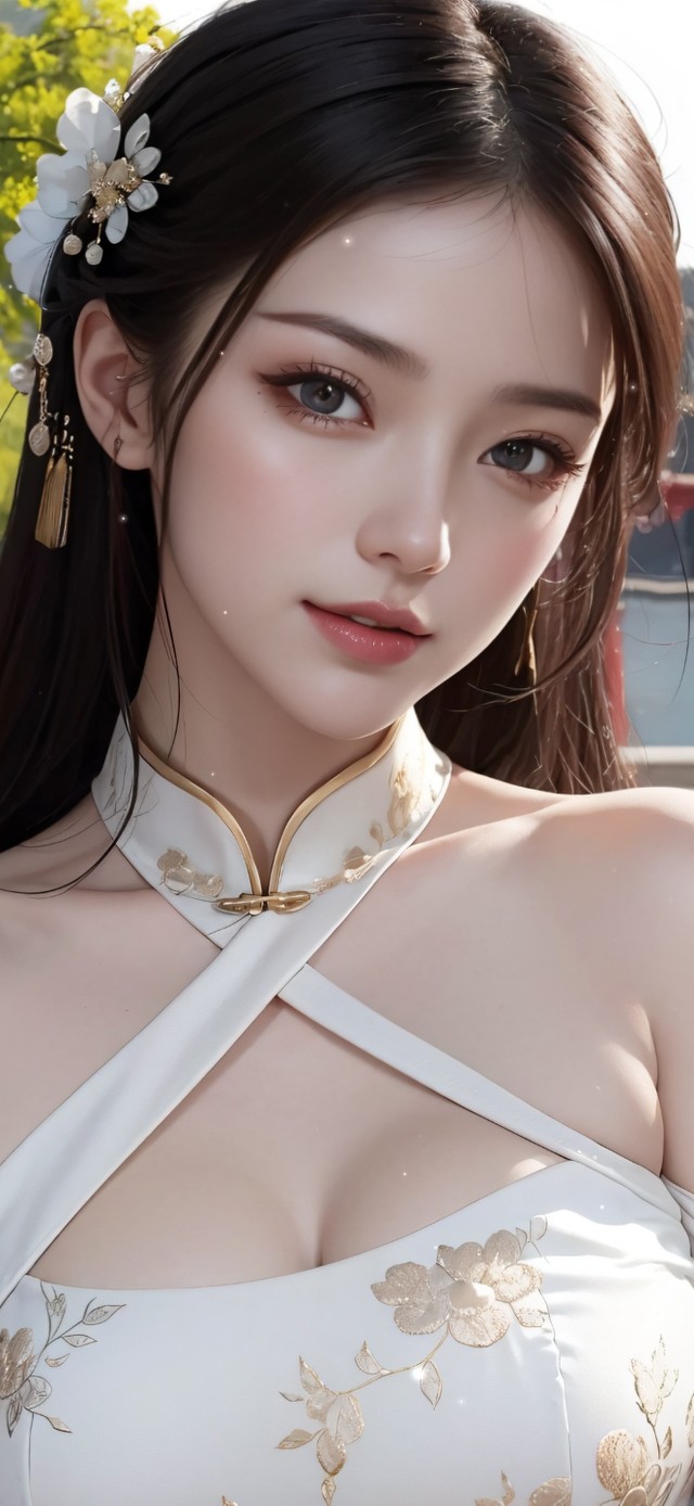 4K唯美治愈古风清纯美女