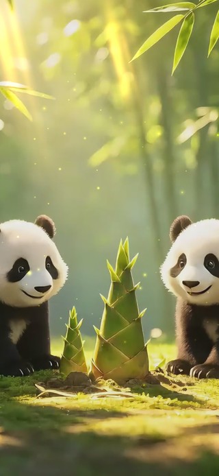 竹林大熊猫
