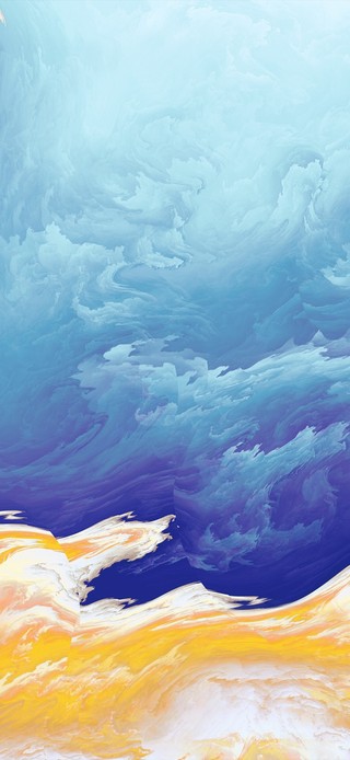 彩色流体