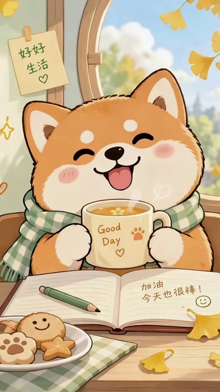 九月柴犬的温馨治愈日常