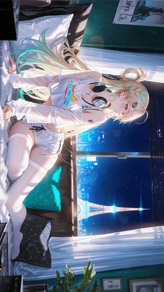 窗边白丝萝莉琳奈