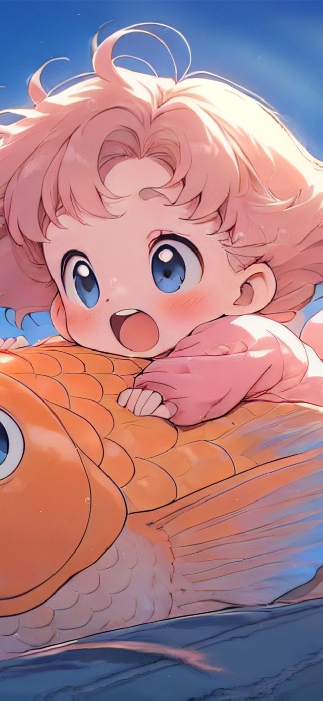 4k幸运锦鲤女孩