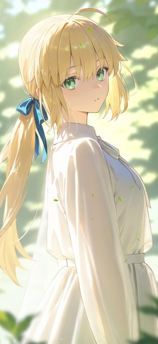 唯美金发少女