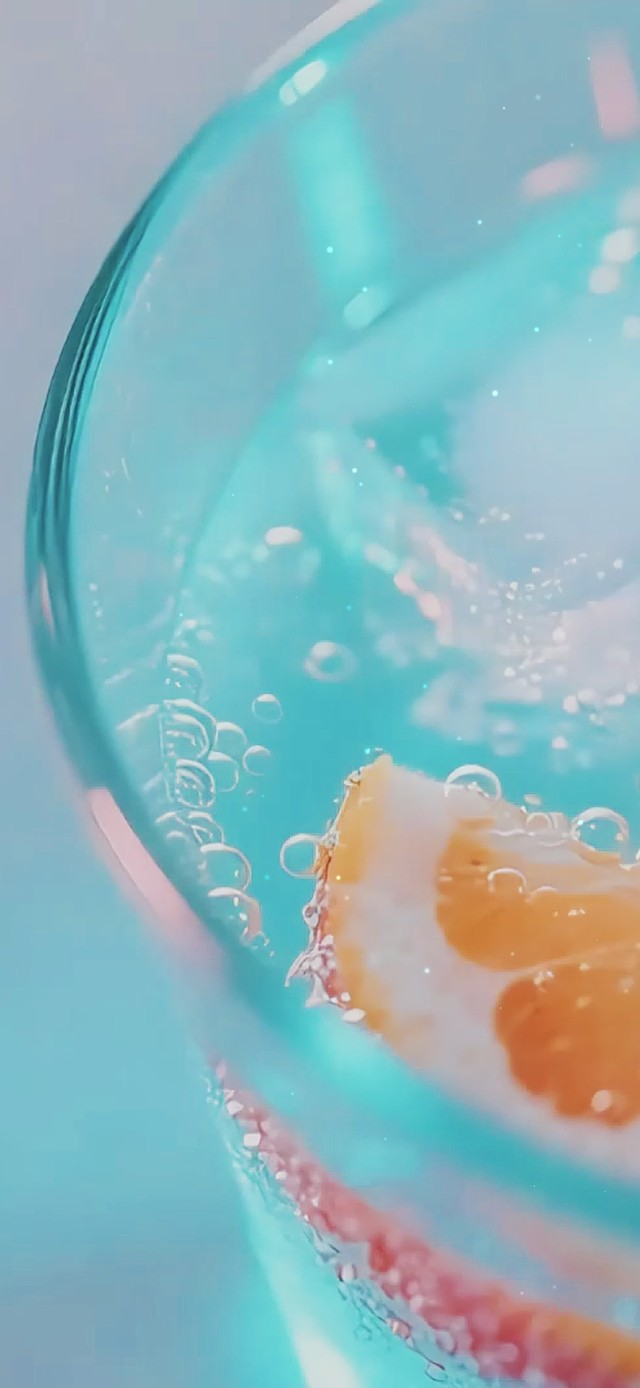 夏日清凉气泡水