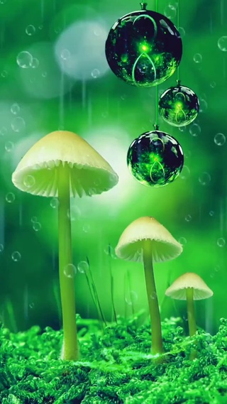 护眼壁纸系列之好大的金针菇