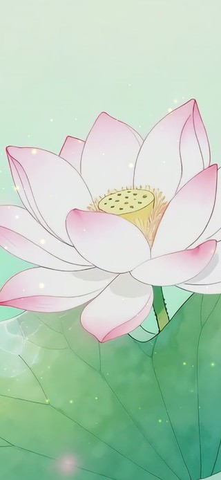 清新荷花