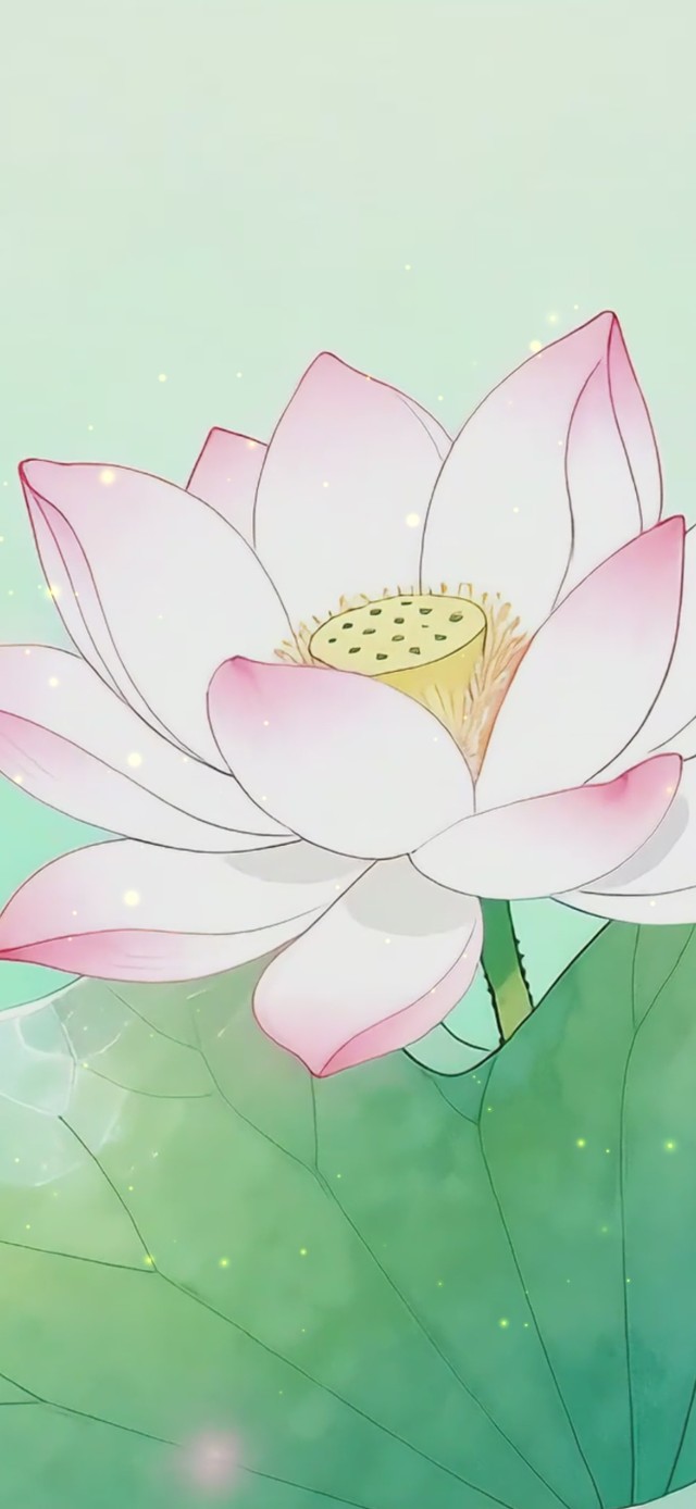 清新荷花