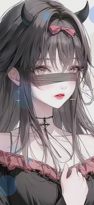 神秘优雅的少女