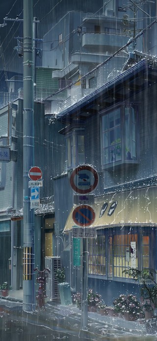 雨天日系街道