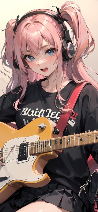 超酷吉他少女