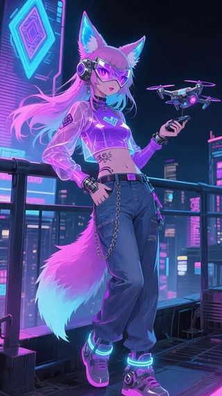 梦幻紫狐