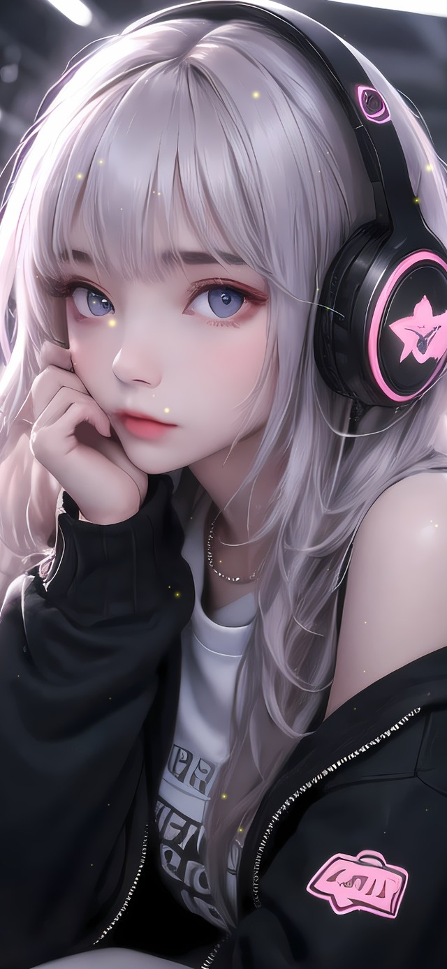 可爱图书馆女孩