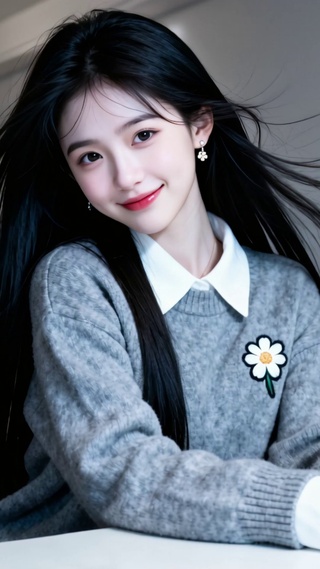 微笑少女