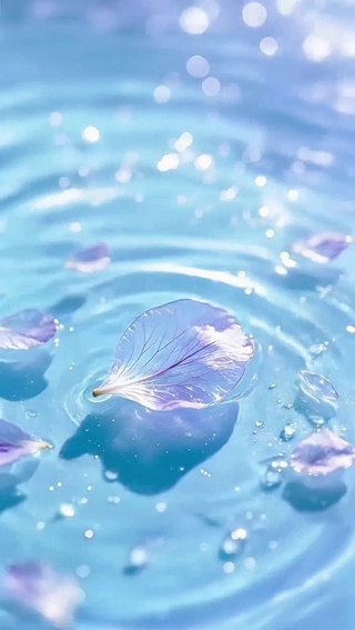 浅蓝拾瓣