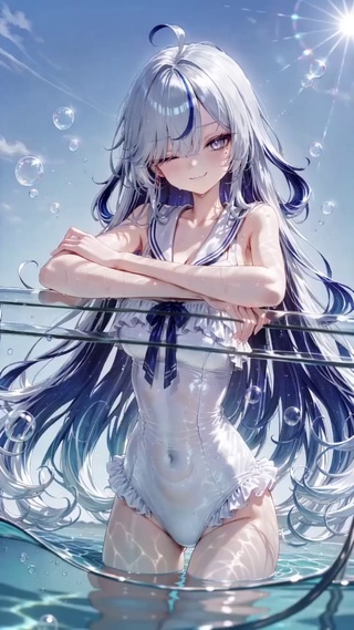 泳装萝莉