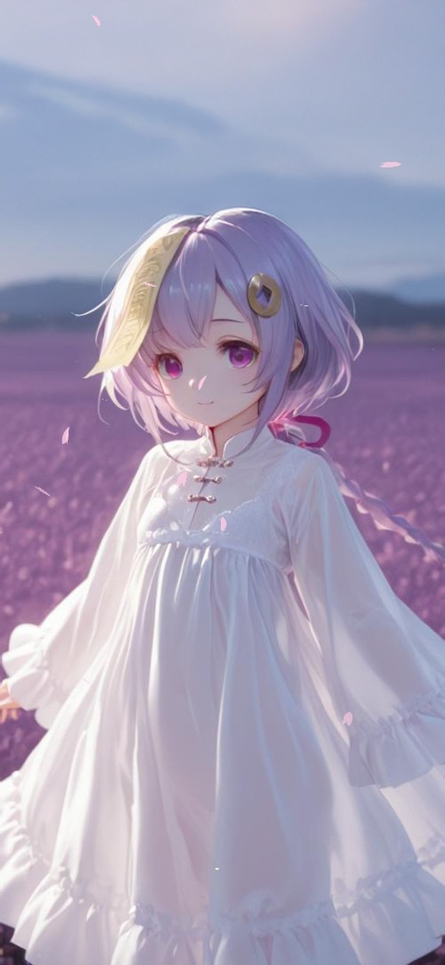 唯美薰衣草少女