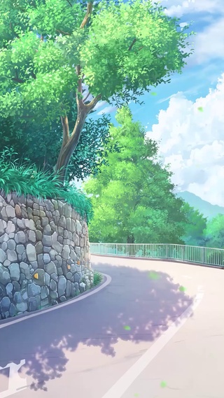 清新乡村道路