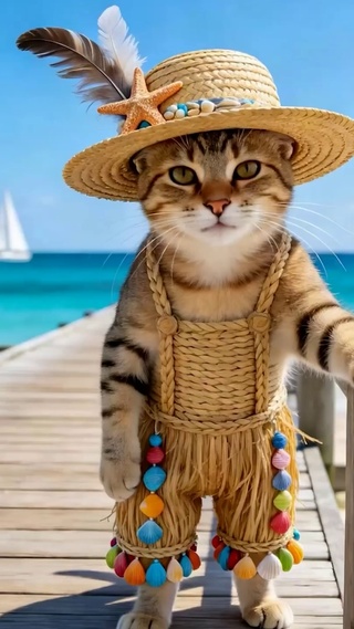 海边猫咪